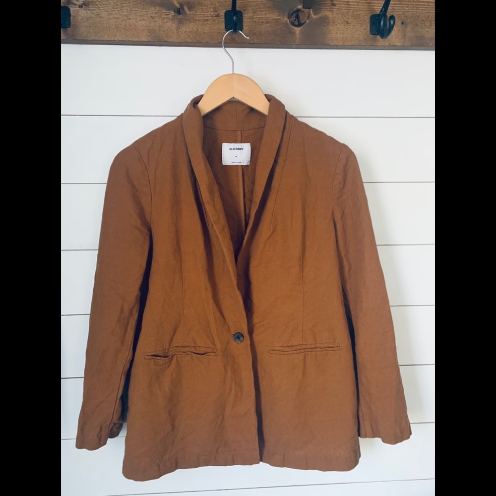 NWOT- Burnt Orange Casual Blazer